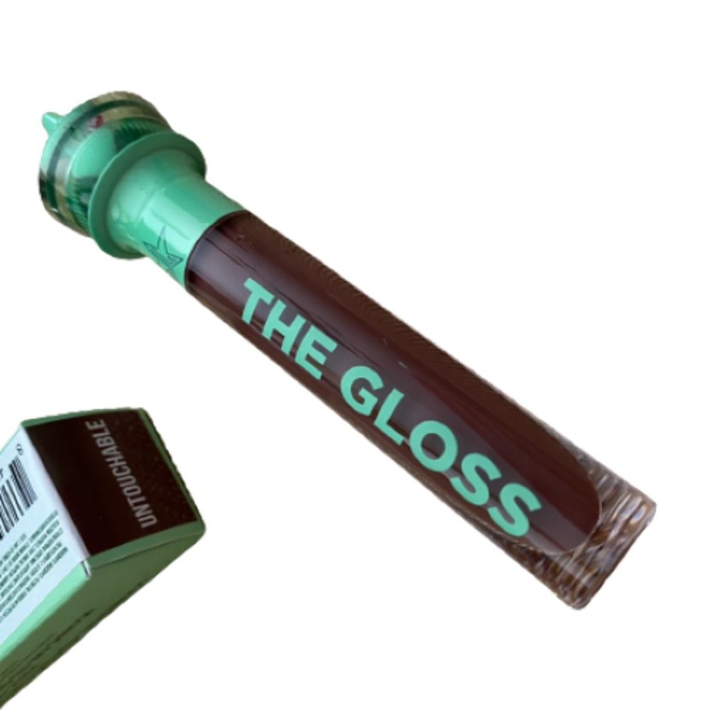 JEFFREE STAR UNTOUCHABLE LIP GLOSS The Gloss 90's Retro Blackberry Brown Shine